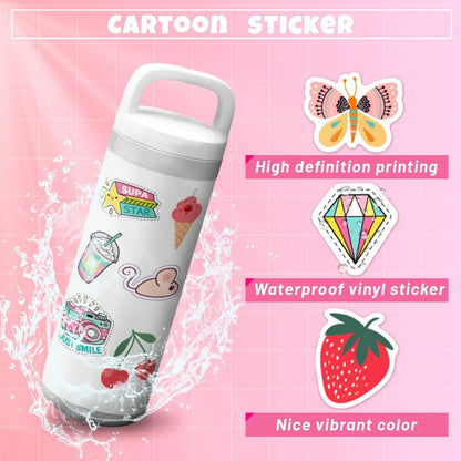 100 Stück Kawaii Cartoon Stil Sticker Set